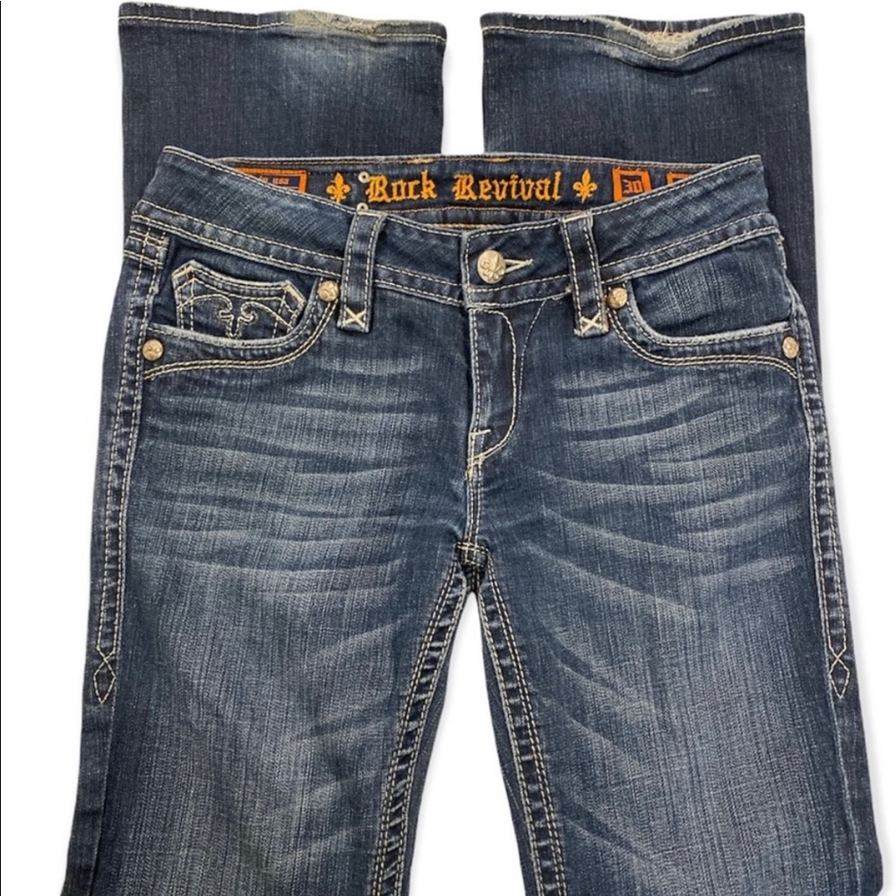 Rock Rival Women’s Jeans Size 30 Deborah Boot Cut